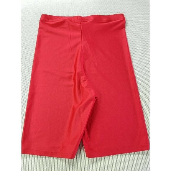 Nasty Gal stretch red Shorts Sz 4 - Picture 3 of 3